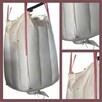 Big Bag worek z lejem 1000 kg 160x90x90 cm z uchwytami biały - 4