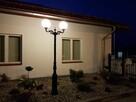 OGRODOWA ŻELIWNA LAMPA GI 2xK - stojąca H-3000 Gartenlaterne - 4