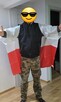 POLSKA Zestaw Kibica Flaga Polski +Flaga na plecy +lusterka - 10