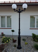 OGRODOWA ŻELIWNA LAMPA GI 2xK - stojąca H-3000 Gartenlaterne - 2