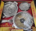 Komplet garnki Hoffburg 17 el pokrywki stal szkło ind/gaz dn - 3