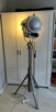 Lampa podłogowa loft Vintage reflektor filmowy PRL 1964 r - 14