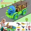 Zabawka ciężarówka DINOZAUR- z figurkami i matą w środku 3+ - 4