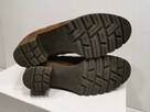 38 GABOR buty damskie botki brązowe zamsz na traperze obcas - 7