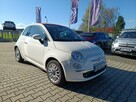 Fiat 500 LOUNGE Cabrio 1.3 16V MJET 95KM, boogate wyposażenie, serwisowany - 1