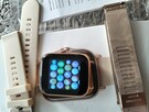 Nowy Smart Watch, dwa paski(branzoleta złota i pasek)damski - 2