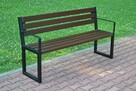 Ławka loft Ogrodowa Uliczna Parkowa Miejska ZANA 150cm W240 - 3