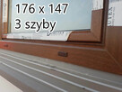 nowe okno 3 szybowe obustronny orzech 50% ceny 176x147 - 6