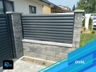 Bramy, ogrodzenia, furtki -ALUMINIOWE model NU - 12