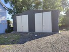 Garaż Blaszany Grafitowy -BLASZAK/MAGAZYN – GRZYWSTAL - 3