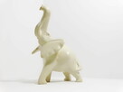 Bardzo realistyczna figurka dużego słonia 32 cm misternie rz - 6