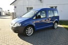 Volkswagen Caddy 1,6benz MPI. 5 Osób,Klimatyzacja.Alufelgi.El.szyby.Centralka.kredyt. - 6