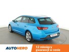 Seat Leon DSG full LED półskóra navi klima auto grzane fotele czujniki parkowani - 4