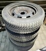 Komplet kół stalowych z oponami Michelin Alpin 185/65R15 - 2
