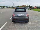 Fiat 500S CABRIO 1.2 69KM BENZYNA * chrom * skóra * - 6