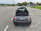 Fiat 500S CABRIO 1.2 69KM BENZYNA * chrom * skóra * - 9