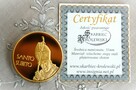 Jan Paweł II Santo Subito 2011 pozłacana moneta Skarbiec - 2