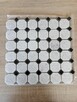 Mozaika Marmurowa CRISTAL WHITE/NERO MARQUINA 30,5x30,5x1 - 3