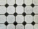 Mozaika Marmurowa CRISTAL WHITE/NERO MARQUINA 30,5x30,5x1 - 6