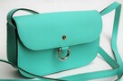 Torebka Batycki Lucky S miętowa turkusowa, lazur, skóra - 2