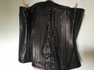 Gotycki gorset - skóra naturalna - 2