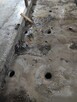 Wiercenie - przewierty w betonie, wymiana słupków ogrodzenia - 3