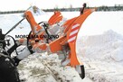 Pług śnieżny składany do śniegu strzałka komunalny ROLMAKO - 6