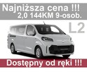 Toyota Proace Verso 2,0 144KM 9-os. Dostępny od ręki Najniższa cena ! Czujniki 1730 zł - 1