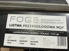 Listwy przypodłogowe LAKIEROWANE CZARNE/ PÓŁMAT/ LB1 - 2