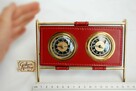 Barometr i zegar na biurko, design, Francja, lata 60 vintage - 8