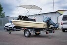 Łódź Motorowa Motorówka 40 KM Evinrude PRZYCZEPA Plandeka - 2