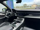 Audi Q8 50 TDI. Specyfikacja 630.610 zł! Webasto, noktowizor, masaż, hak. - 12
