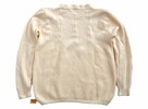 Sweter damski z wełną 34 XS ecru kremowobiały, perły - 7