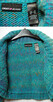 DKNY sweter, bolerko, turkus, wełna 34 XS melanż - 6