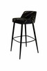 Krzesło Hoker Barowy PREMIUM Marmur Black KB-1 - 2