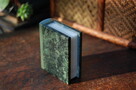 Księga Koran, figurka vintage granit nefryt marmur, lata 80 - 2