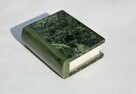 Księga Koran, figurka vintage granit nefryt marmur, lata 80 - 8