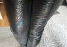 Legginsy holograficzne wąż, XL - 5