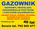 NAPRAWA pieców gazowych i piecków  oraz agd