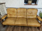 Sofa trzyosobową skórzana - 3