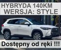Toyota Corolla Cross 140KM Hybryda Style Kamera Niska Cena Dostępny od ręki 1630 zł