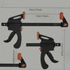 Zacisk stolarski- zestaw 5 szt.-F 10,16 cm - 4