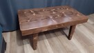 STOLIK Z LITEGO DREWNA rustykalny loft ława drewniana stół - 3