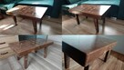 ŁAWA DREWNIANA 90cm stolik kawowy stół stoliczek rustyk loft - 2