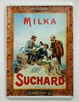 Szyld metalowa pocztówka Davos Szwajcaria, Milka Suchard - 6