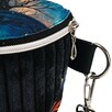 Torebka-Nerka Sztruksowa Czarna z Motywem Kota – Księżycowy Kot - Handmade - 3