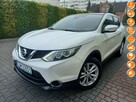 Nissan Qashqai Duża Navi Kamera Ledy Panorama Kolor Biała Perła Bezwypadkowy Zarejstr - 1