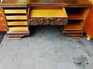 Klasyczne biurko gabinetowe Retro/Vintage - 5