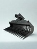 Łyżka skarpowa ażurowa, grabie hydrauliczne 120cm 2,6-3,5t - 3