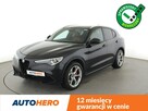 Alfa Romeo Stelvio 4x4 automat full LED skóra navi kamera i czujniki parkowania grzane fo